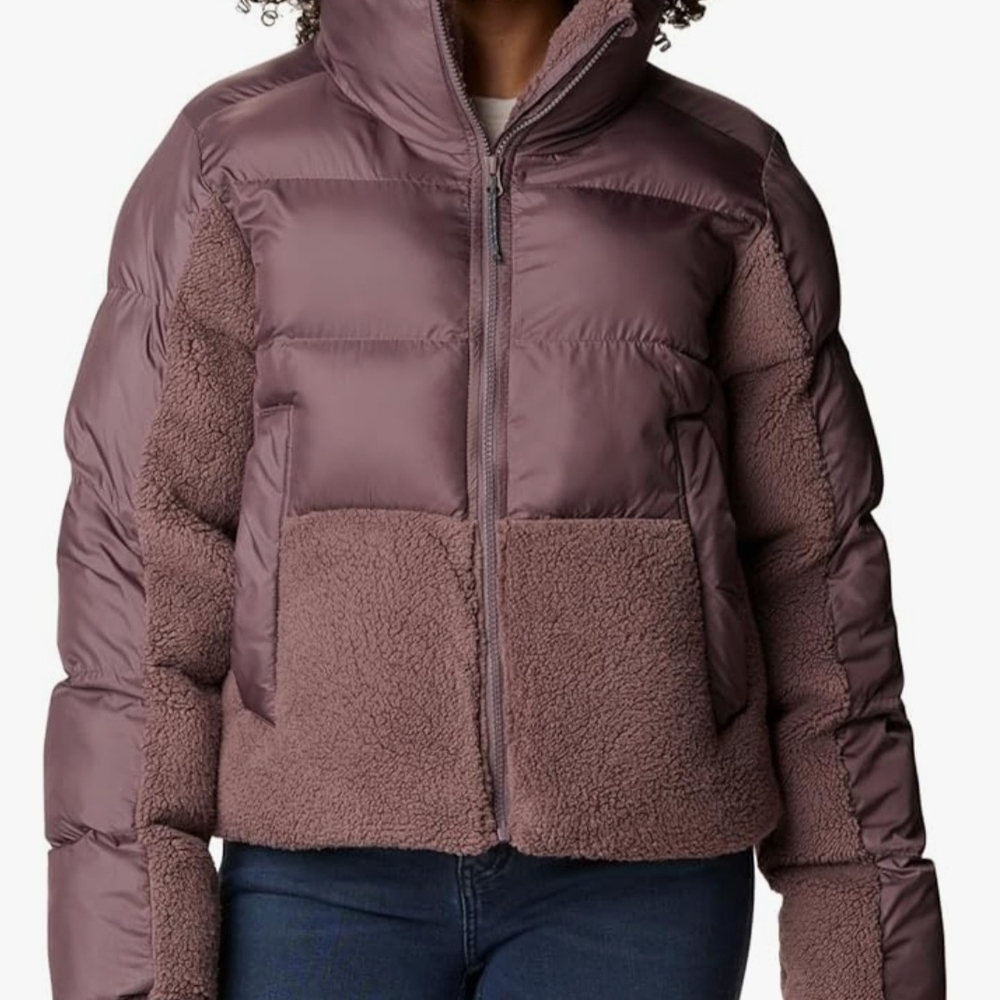 Columbia Leadbetter Point Hybrid Sherpa Never Worn, Size Small - Basalt